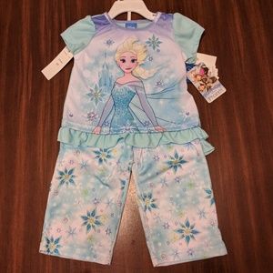 Disney's Frozen 3 Piece Pajama Set- Size 2T- New